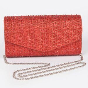 Rhinestone Hotfix Party Clutch